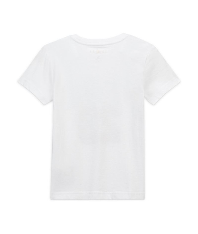 Camiseta Jordan Practice Flight Niño Blanco