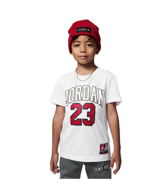 Camiseta Jordan Practice Flight Niño Blanco