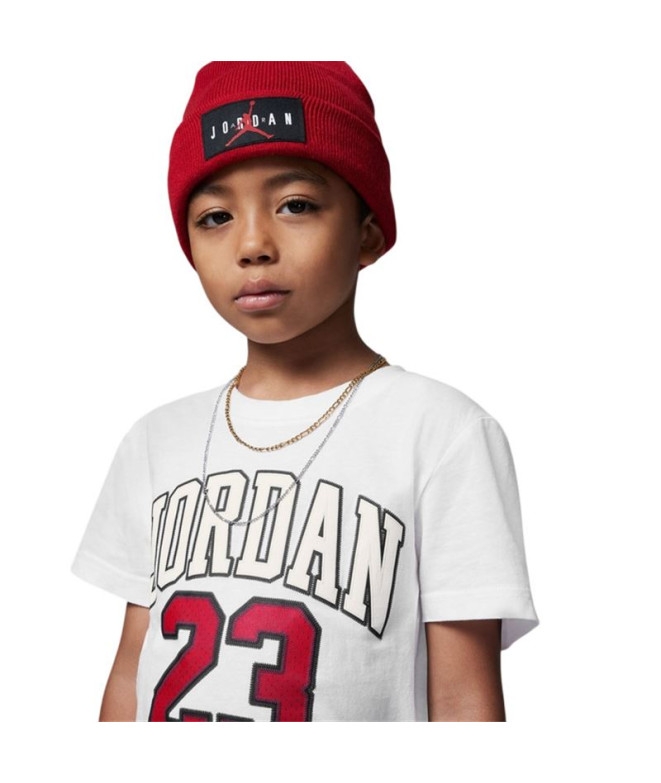 T-shirt Jordan Practice Flight Enfant Blanc