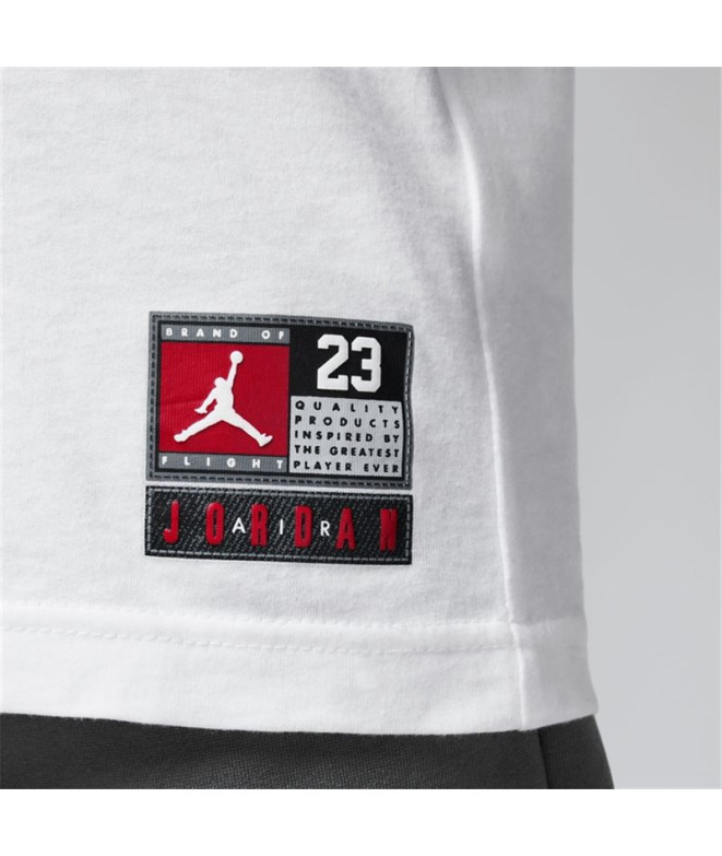 Camiseta Jordan Practice Flight Niño Blanco