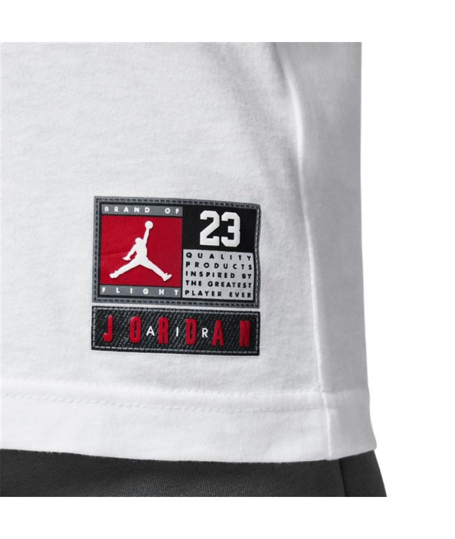 T-shirt Jordan Practice Flight Enfant Blanc