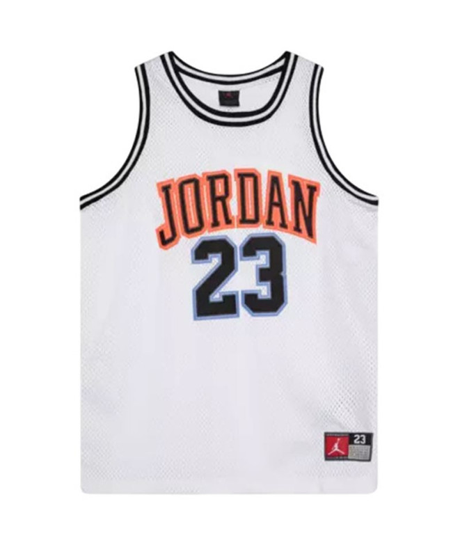 Camiseta Jordan 23 Jersey Infantil Crimson/ Blanco