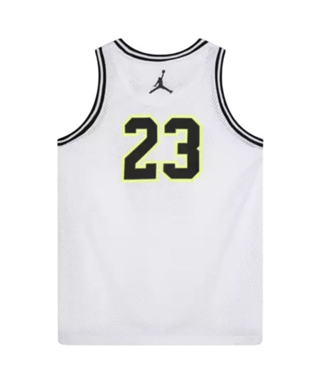 Camiseta Jordan 23 Jersey Infantil Crimson/ Branco