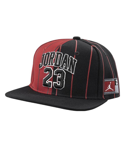Gorra Jordan Jan Jersey Flatbrim Infantil Rojo/Negro