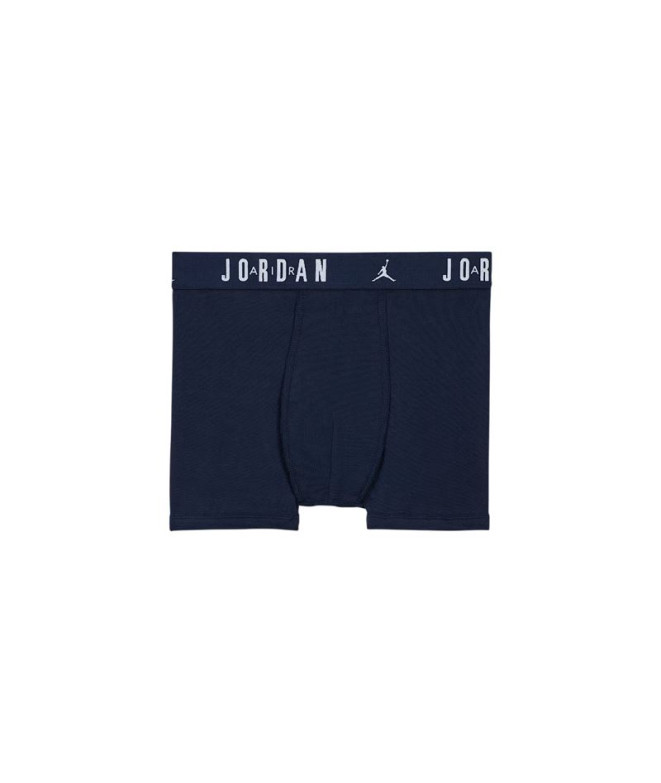 Boxer Jordan Flight Cotton Core 3Pk Bb Niño Azul