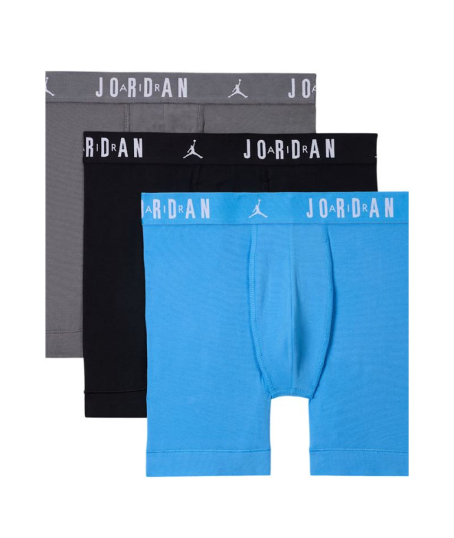 Calzoncillos Jordan Flight Cotton Core 3Pk Bb Hombre Azul
