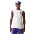Camiseta Tirantes New Era LA Lakers NBA Hombre Blanco
