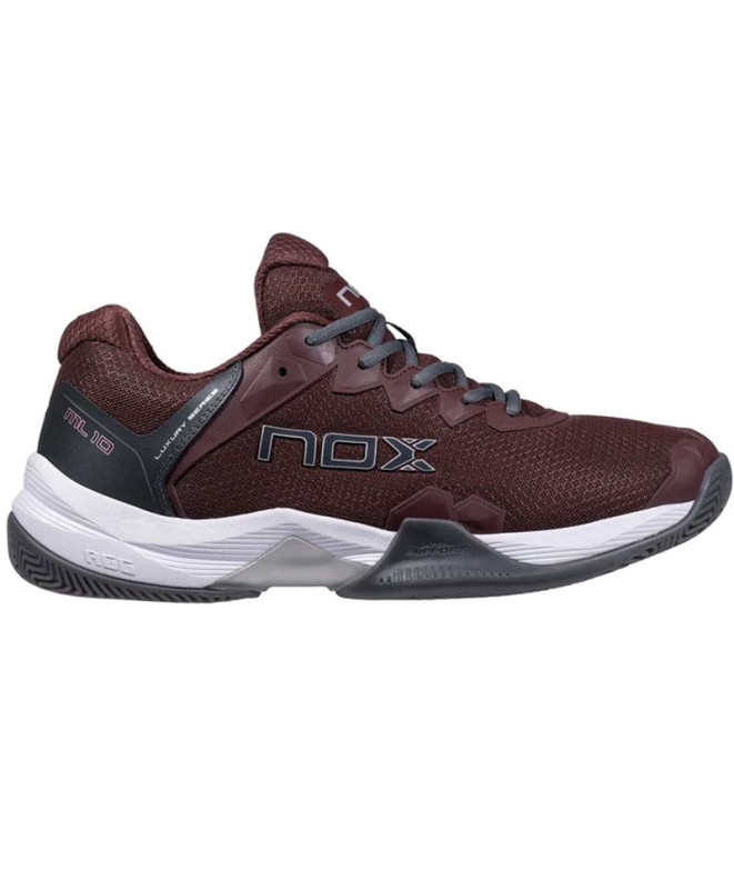 Zapatillas de pádel Nox Ml10 Hexa Rum Granate