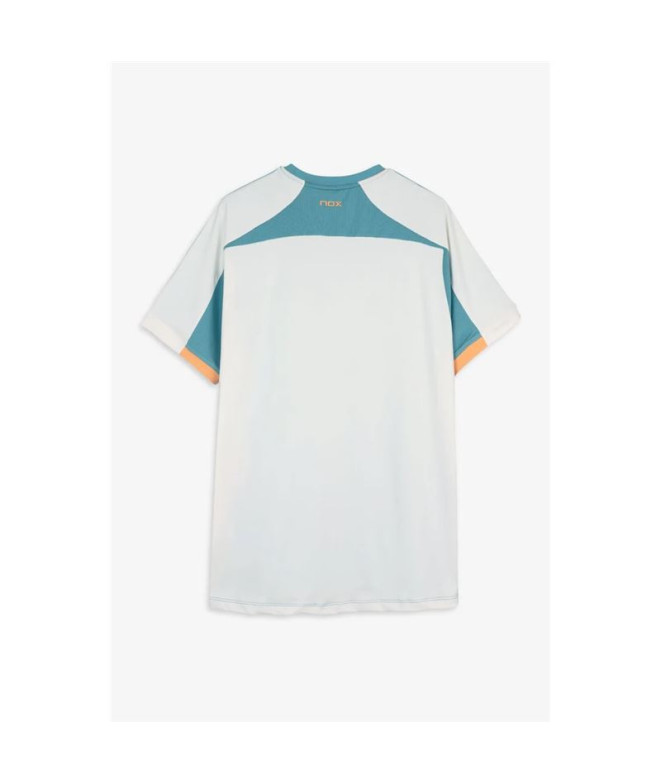 Camiseta de Pádel Nox Homem Pro Turquesa