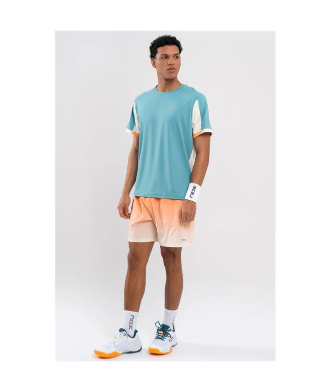 T-shirt de Pádel Nox Homme Pro Turquoise