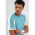 Camiseta de Pádel Nox Homem Pro Turquesa