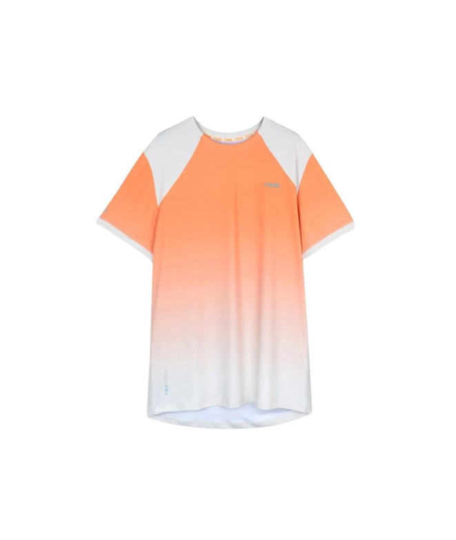 Camiseta de Pádel Nox Hombre Pro Mock Naranja