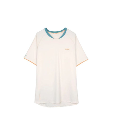 Camiseta de Pádel Nox Hombre Pro Vainilla Camiseta de Pádel Nox Hombre Pro Vainilla