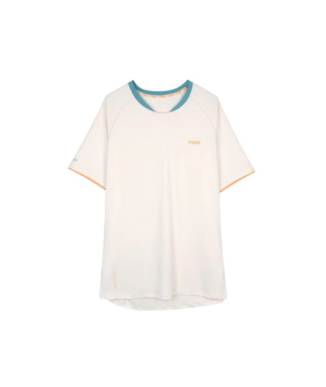 Camiseta de Pádel Nox Hombre Pro Vainilla