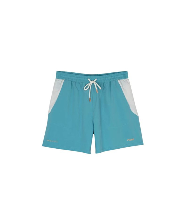 Pantalón Corto de Pádel Nox Hombre Pro Turquesa