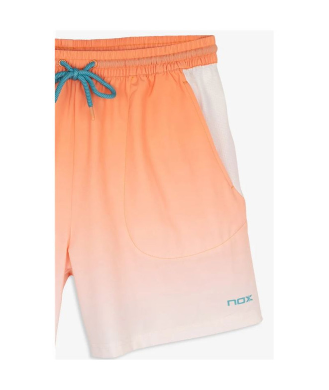 Calça Curto de Pádel Nox Homem Pro Mock Laranja