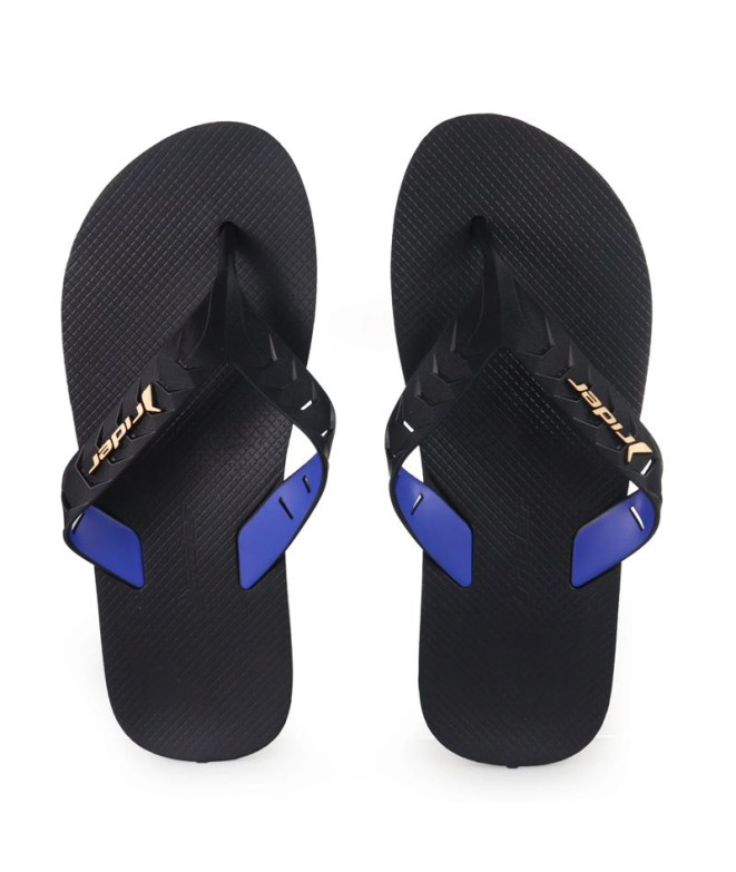 Chinelos Rider Street Duo Thong Homem Preto