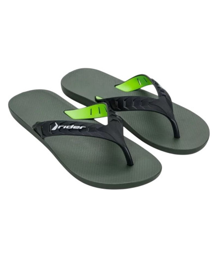 Tongs Rider Street Duo Thong Homme Vert Tongs Rider Street Duo Thong Homme Vert