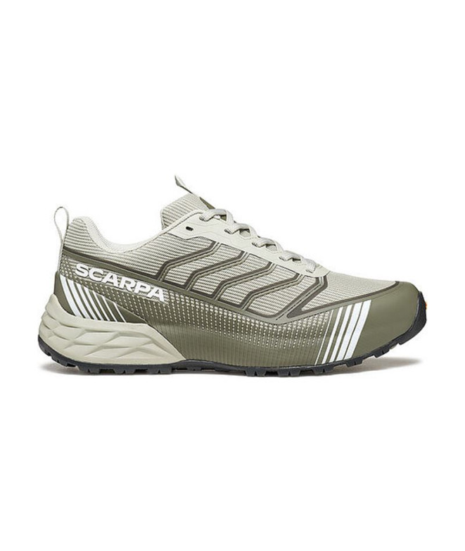 Zapatillas de Trail Scarpa Ribelle Run Lt Hombre Gris Verde