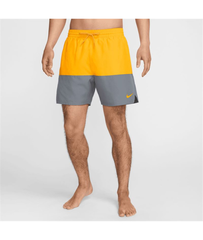 Bañador de Playa y Piscina Nike Split Hombre Oro