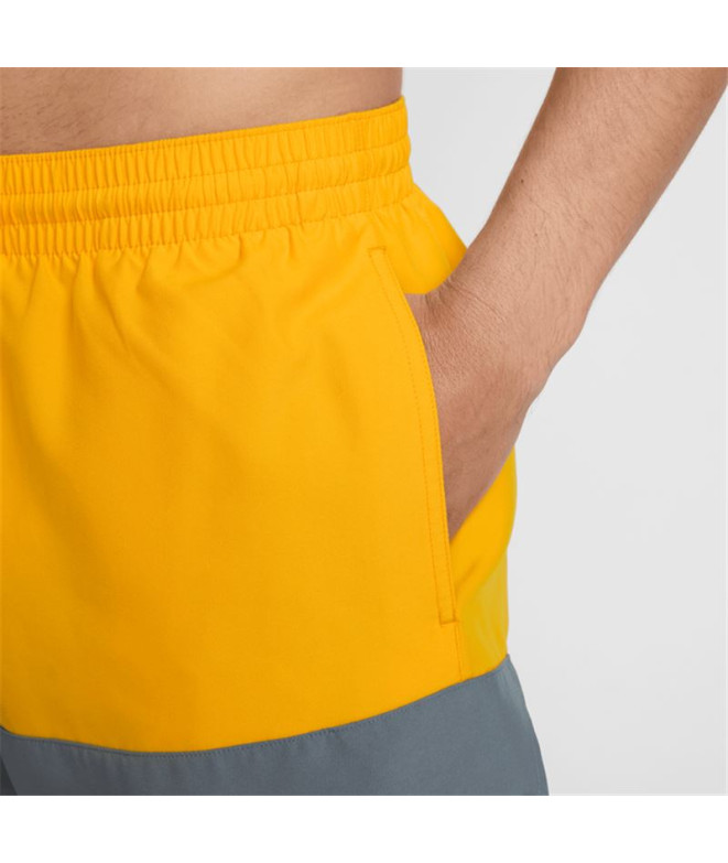 Bañador de Playa y Piscina Nike Split Hombre Oro