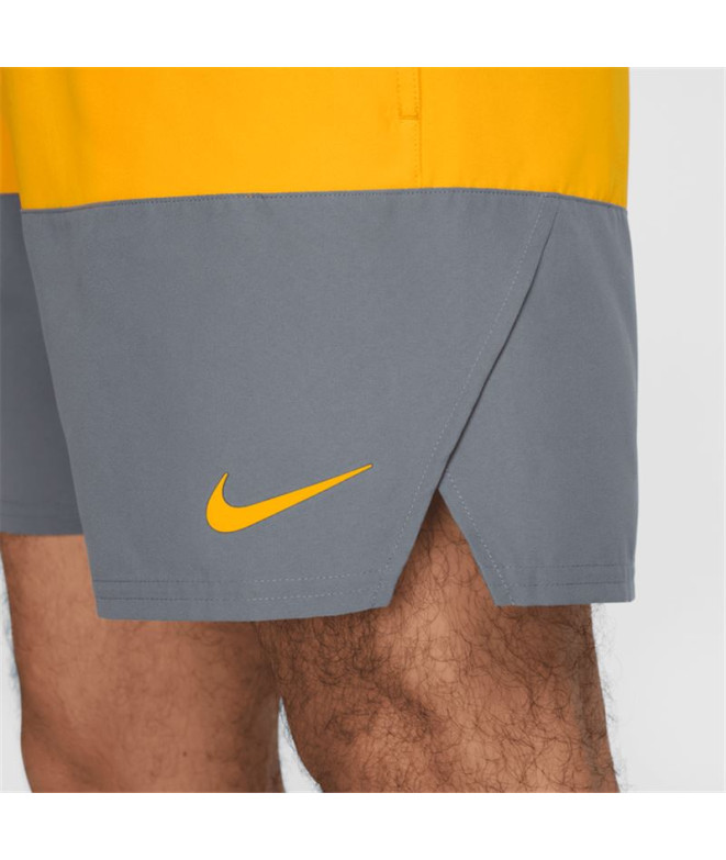 Bañador de Playa y Piscina Nike Split Hombre Oro