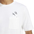 T-shirt adidas Slide Pkt Homme Blanc