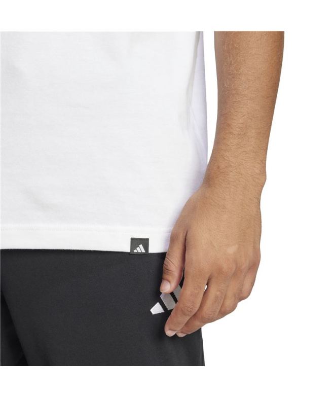 T-shirt adidas Slide Pkt Homme Blanc