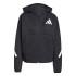 Moletom adidas Z.N.E. Fz Mulher Preto/Branco