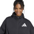 Moletom adidas Z.N.E. Fz Mulher Preto/Branco