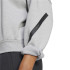 Moletom adidas Z.N.E. Swt Mulher Cinza