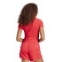 Camiseta adidas 3 Bandas Sj Baby Mulher Rubpur/Negro