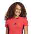 T-shirt adidas 3 Bandes Sj Bébé Femme Rubpur/Noir