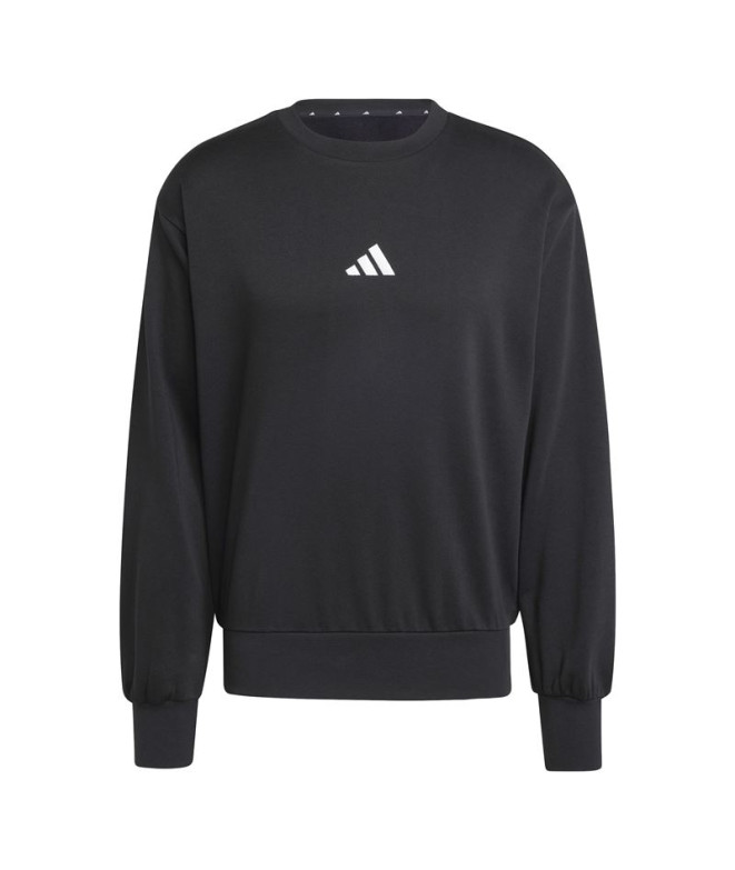 Sudadera adidas Feelcozy Swt Hombre Negro/Blanco