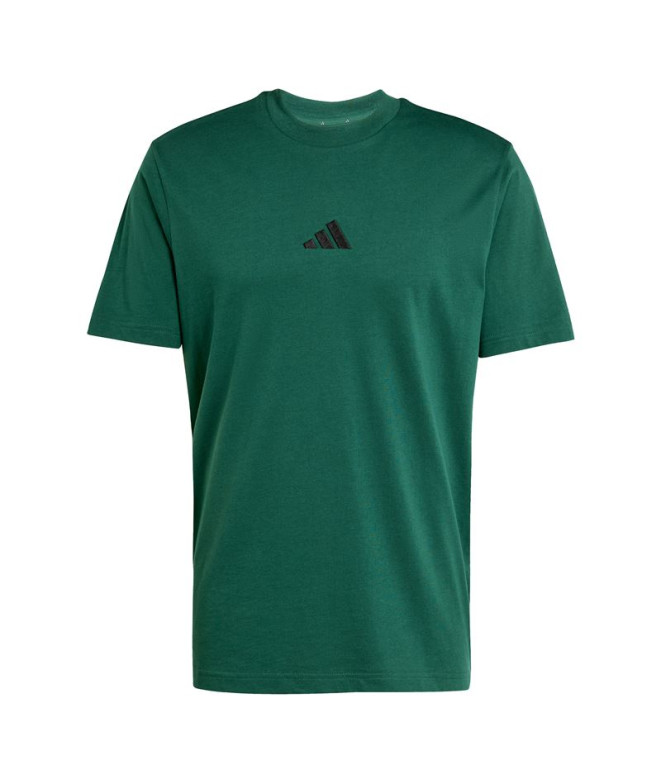 Camiseta adidas Sl Sj Hombre Verde Oscuro/Negro