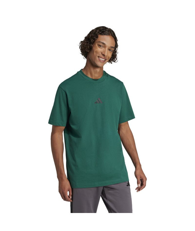 T-shirt adidas Sl Sj Homme Vert Foncé/Noir