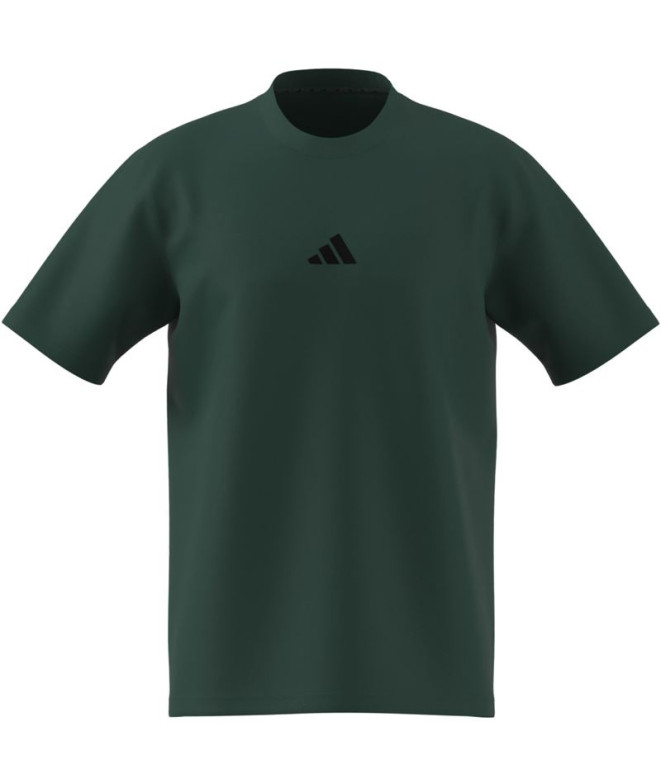 Camiseta adidas Sl Sj Homem Verde Escuro/Preto