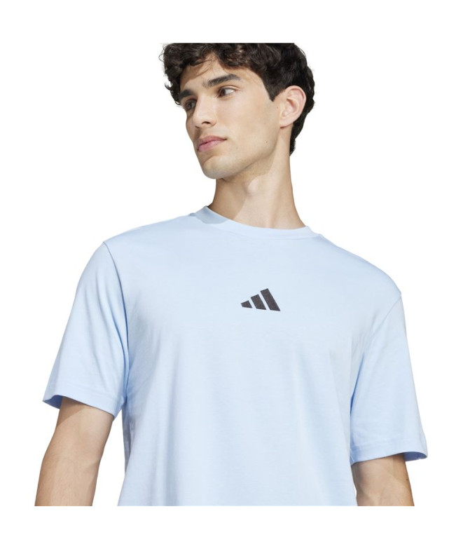 Camiseta adidas Sl Sj Homem Azul/Preto