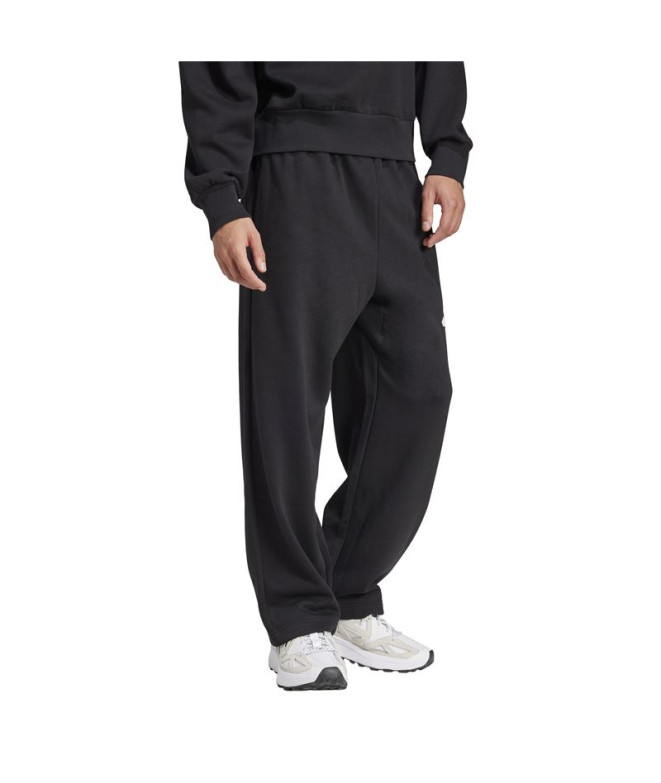 Calça adidas Wide Fl Homem Preto/Branco