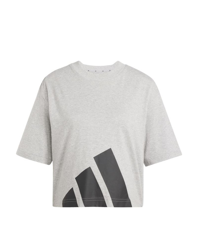 T-shirt adidas Bl Sj Bf Femme Gris/Noir