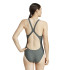 Fato de banho de Natação adidas 3 Bandas Suit Mulher Cinza