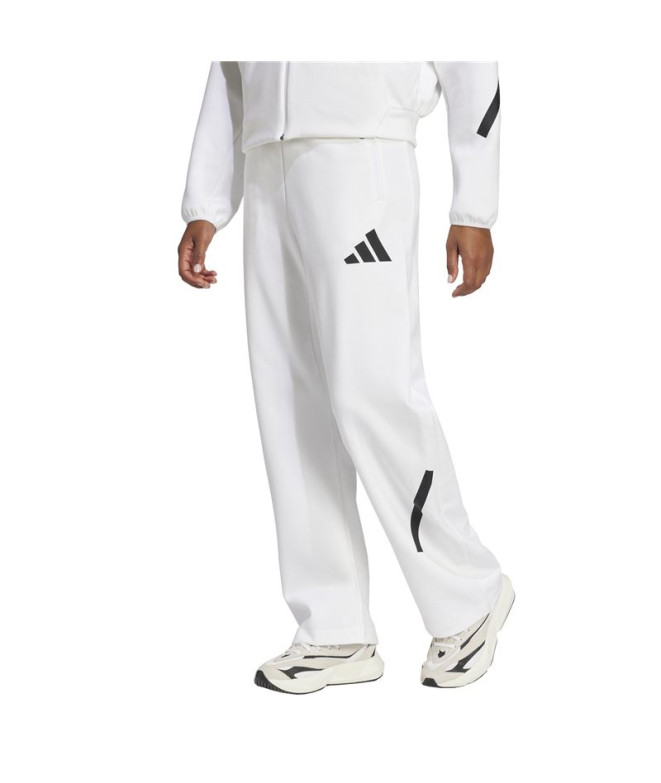 Calça adidas Z.N.E. Bar Mulher Branco/Preto