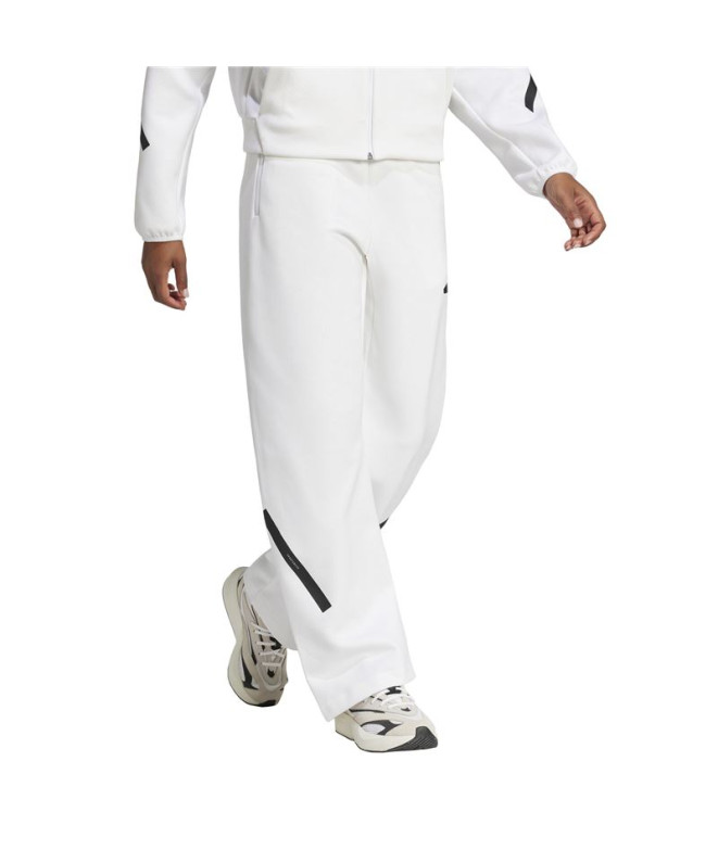 Calça adidas Z.N.E. Bar Mulher Branco/Preto