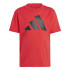 Camiseta adidas Lk Bl 160 Infantil Rubpur/Negro