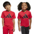 Camiseta adidas Lk Bl 160 Infantil Rubpur/Negro