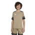 Camiseta de Futebol adidas Squadra25 Jsy Infantil Carpal/Preto