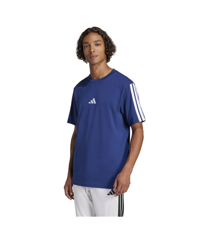 Camiseta adidas 3 Bandas Sj Homem Azul...