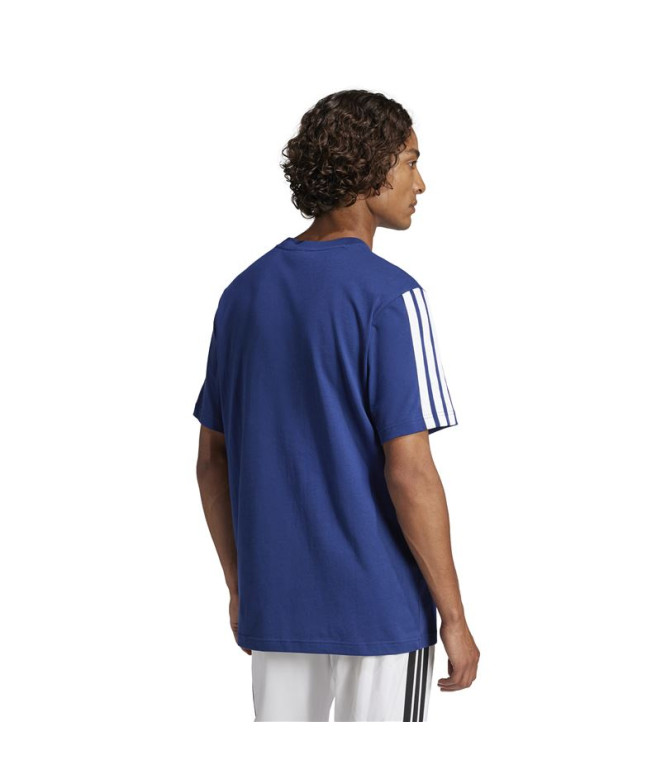 Camiseta adidas 3 Bandas Sj Homem Azul...