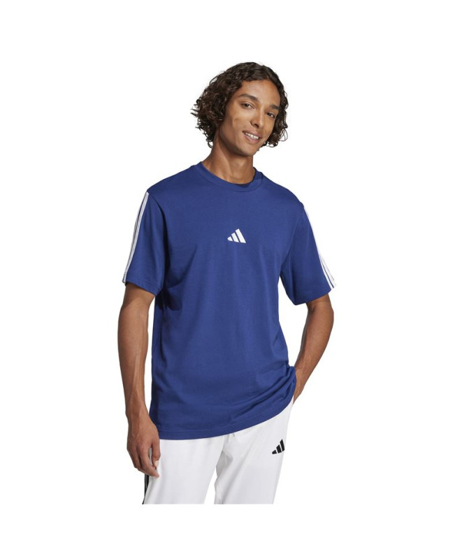 Camiseta adidas 3 Bandas Sj Homem Azul...