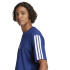 Camiseta adidas 3 Bandas Sj Homem Azul Escuro/Branco